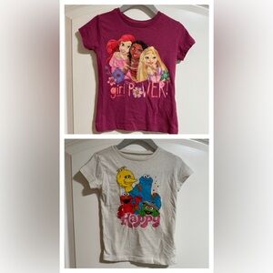 Carter’s Disney Princess & Sesame Street Short Sleeve T-Shirt Bundle